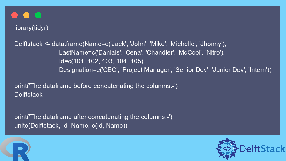 How To Sum Two Columns In R